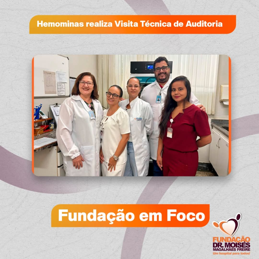 Hemominas realiza visita técnica de auditoria 