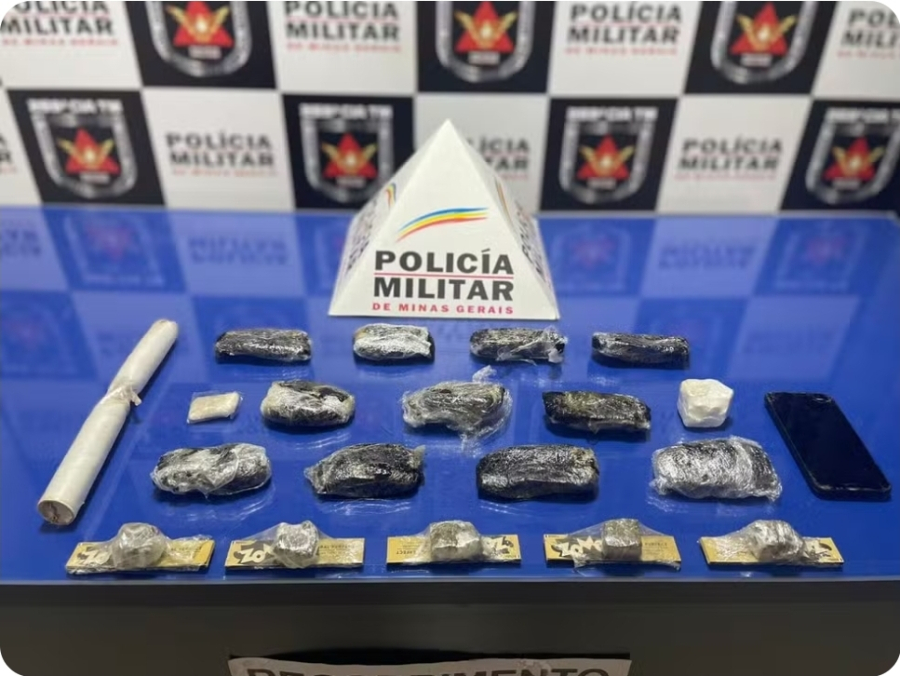 Jovem é preso com drogas escondidas em geladeira durante operação da PM